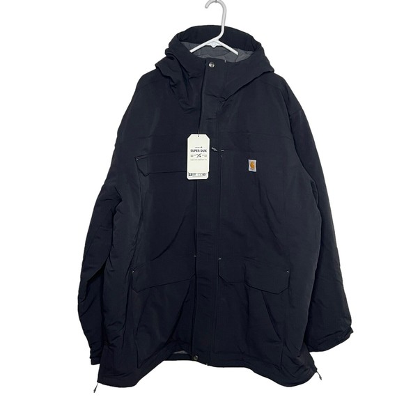 Carhartt Men's Super Dux Relaxed Fit Insulated Traditional Coat Size 3XL Tall - Picture 2 of 7